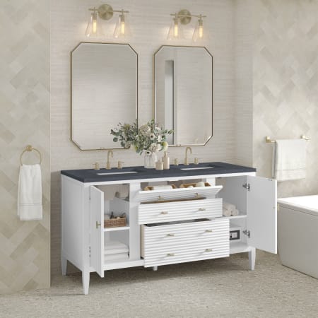 A large image of the James Martin Vanities 485-V60D-3CSP Alternate Image