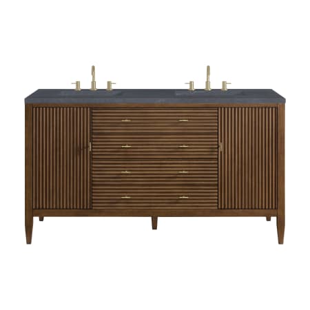 A large image of the James Martin Vanities 485-V60D-3CSP Mid-Century Walnut