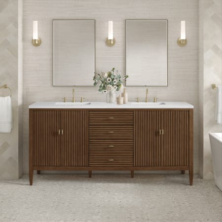 A large image of the James Martin Vanities 485-V72-3AF Alternate Image