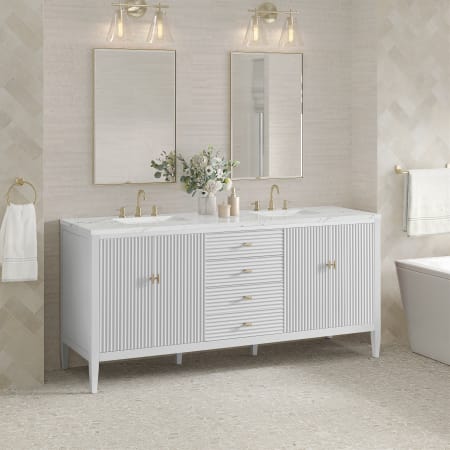 A large image of the James Martin Vanities 485-V72-3ENC Alternate Image