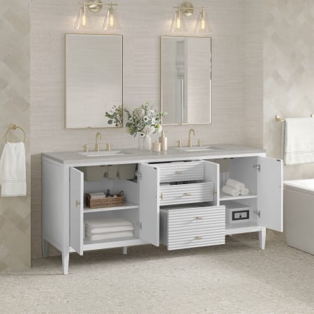 A large image of the James Martin Vanities 485-V72-3ESR Alternate Image