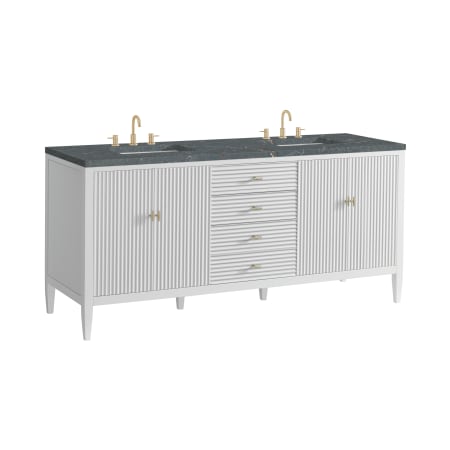 A large image of the James Martin Vanities 485-V72-3PBL Alternate Image