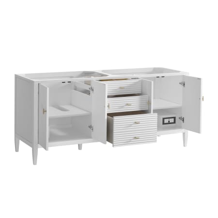 A large image of the James Martin Vanities 485-V72 Bright White