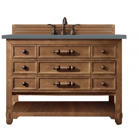 A large image of the James Martin Vanities 500-V48-3CBL Honey Alder