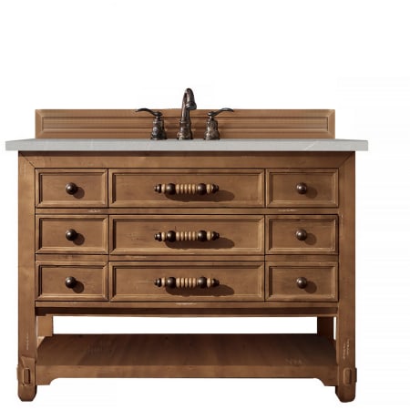 A large image of the James Martin Vanities 500-V48-3ESR Honey Alder