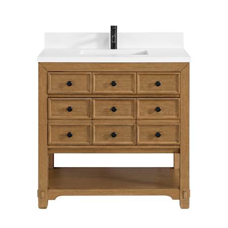 A large image of the James Martin Vanities 505-V36-1WZ Amber Birch