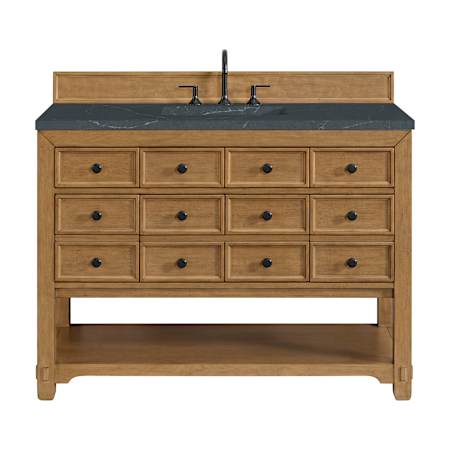 A large image of the James Martin Vanities 505-V48-3CSP Amber Birch