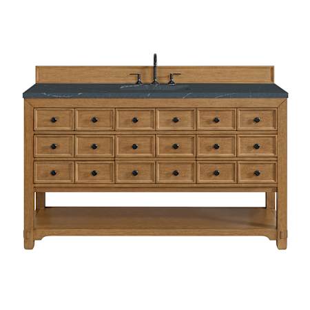 A large image of the James Martin Vanities 505-V60S-3CSP Amber Birch