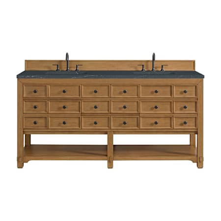 A large image of the James Martin Vanities 505-V72-3CSP Amber Birch