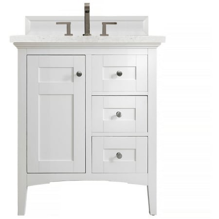 A large image of the James Martin Vanities 527-V30-3EJP Bright White