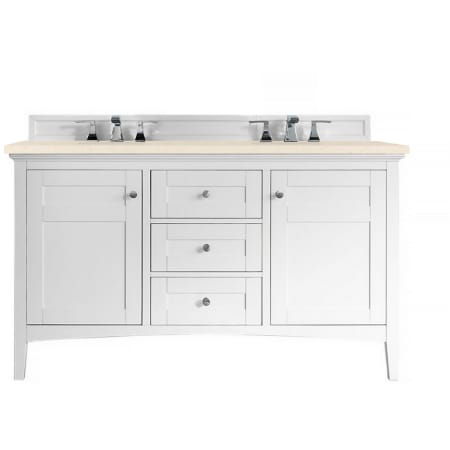 A large image of the James Martin Vanities 527-V60D-3EMR Bright White