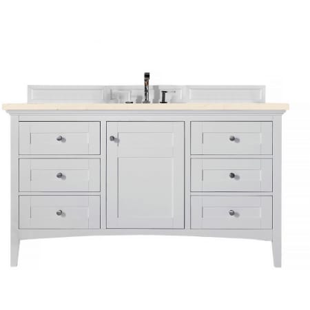 A large image of the James Martin Vanities 527-V60S-3EMR Bright White