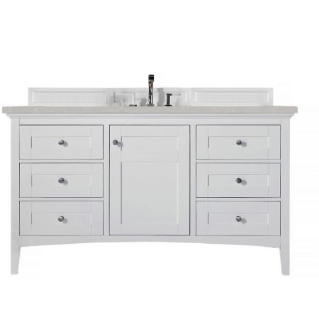 A large image of the James Martin Vanities 527-V60S-3ESR Bright White
