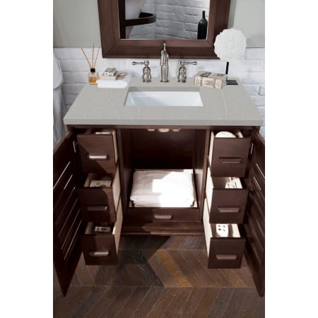 A large image of the James Martin Vanities 620-V36-3ESR Alternate Image