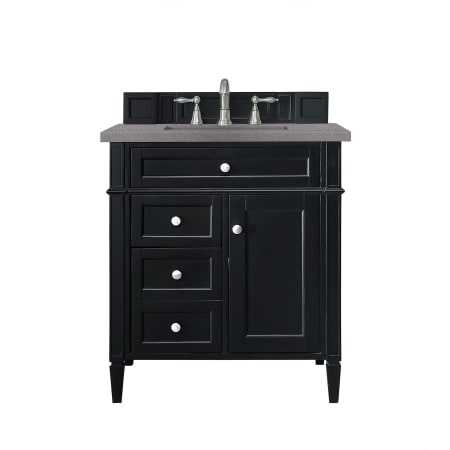 A large image of the James Martin Vanities 650-V30-3GEX Black Onyx