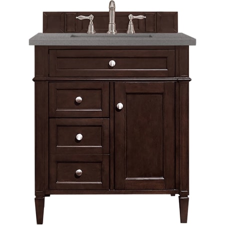 A large image of the James Martin Vanities 650-V30-3GEX Burnished Mahogany
