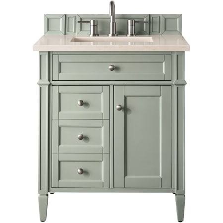 A large image of the James Martin Vanities 650-V30-3EMR Sage Green