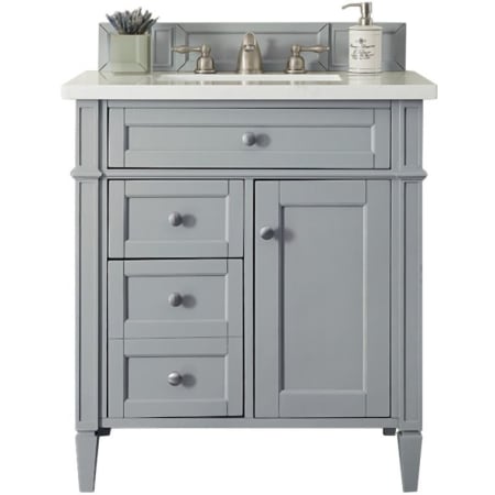 A large image of the James Martin Vanities 650-V30-3EJP Urban Gray