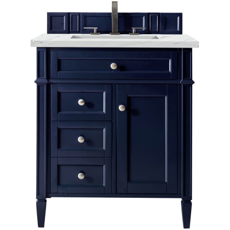 A large image of the James Martin Vanities 650-V30-3ENC Victory Blue