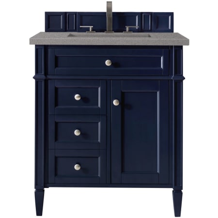 A large image of the James Martin Vanities 650-V30-3GEX Victory Blue