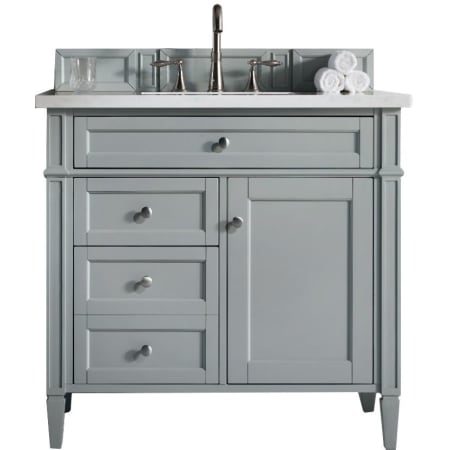 A large image of the James Martin Vanities 650-V36-3CAR Urban Gray