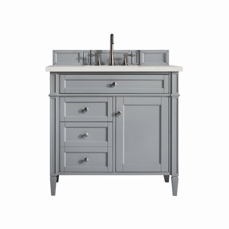 A large image of the James Martin Vanities 650-V36-3LDL Urban Gray