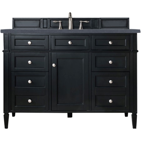 A large image of the James Martin Vanities 650-V48-3CSP Black Onyx