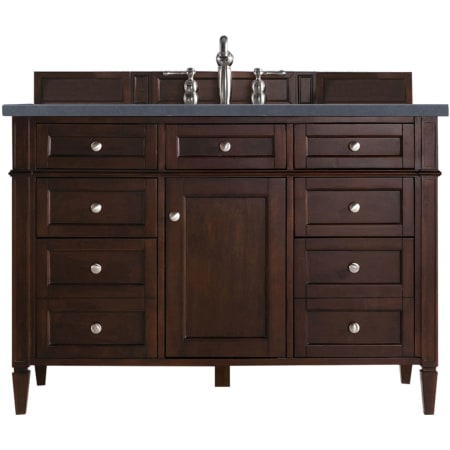 A large image of the James Martin Vanities 650-V48-3CSP Burnished Mahogany