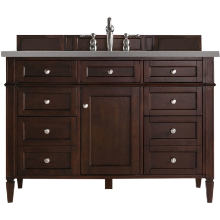 A large image of the James Martin Vanities 650-V48-3GEX Burnished Mahogany