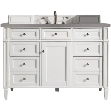 A large image of the James Martin Vanities 650-V48-3GEX Bright White