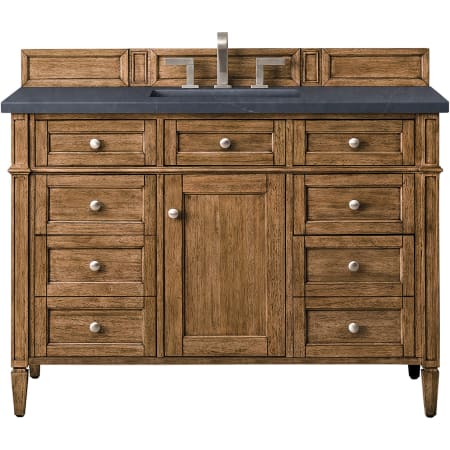 A large image of the James Martin Vanities 650-V48-3CSP Saddle Brown