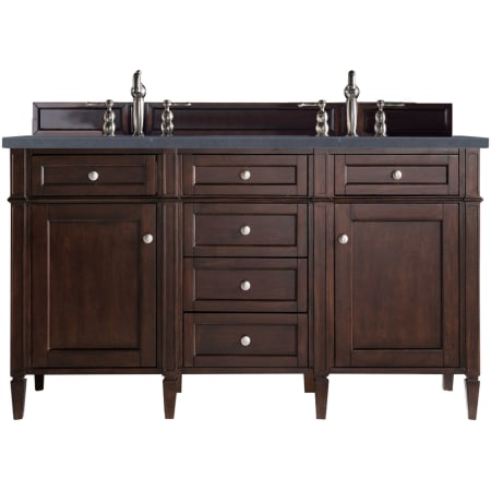 A large image of the James Martin Vanities 650-V60D-3CSP Burnished Mahogany