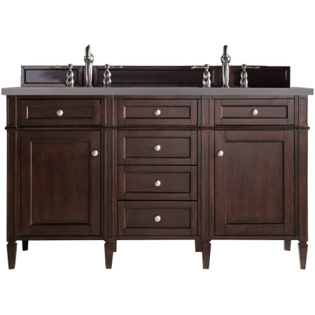 A large image of the James Martin Vanities 650-V60D-3GEX Burnished Mahogany