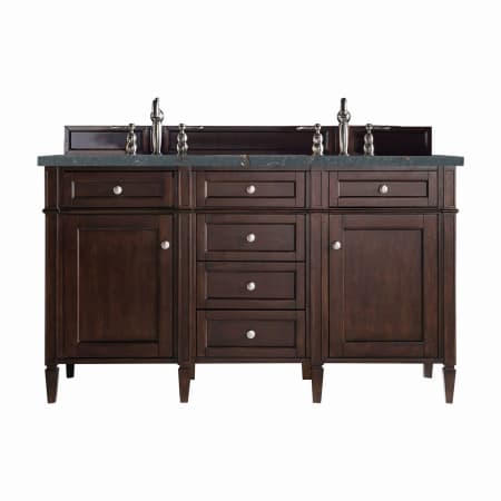 A large image of the James Martin Vanities 650-V60D-3PBL Burnished Mahogany