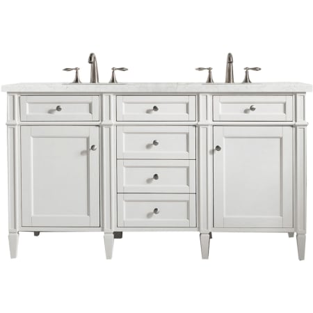A large image of the James Martin Vanities 650-V60D-3EJP Bright White