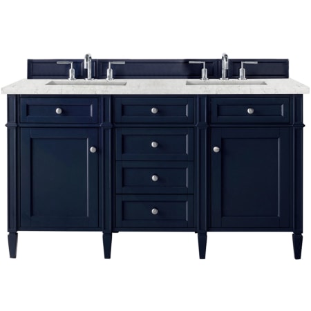 A large image of the James Martin Vanities 650-V60D-3EJP Victory Blue