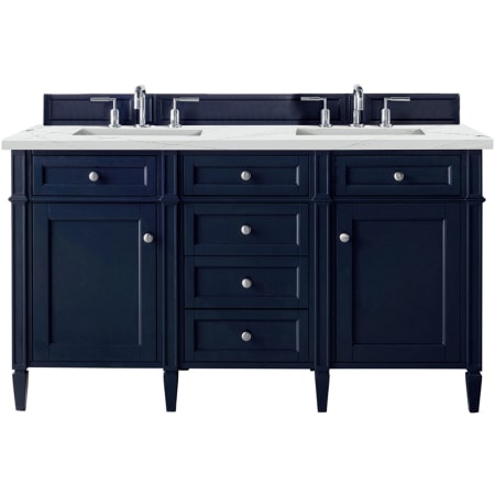 A large image of the James Martin Vanities 650-V60D-3ENC Victory Blue