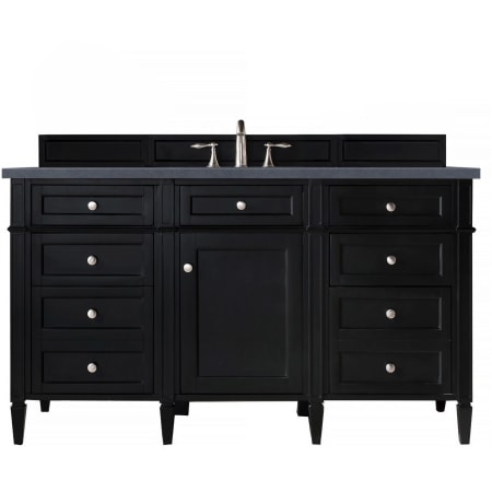 A large image of the James Martin Vanities 650-V60S-3CSP Black Onyx