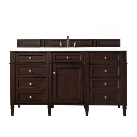 A large image of the James Martin Vanities 650-V60S-3WZ Burnished Mahogany