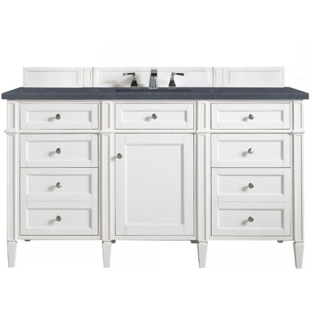 A large image of the James Martin Vanities 650-V60S-3CSP Bright White