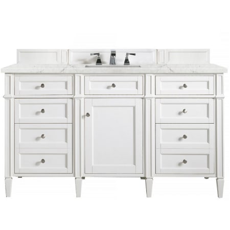 A large image of the James Martin Vanities 650-V60S-3EJP Bright White
