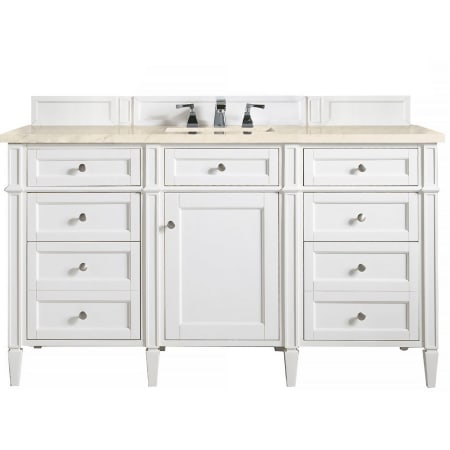 A large image of the James Martin Vanities 650-V60S-3EMR Bright White