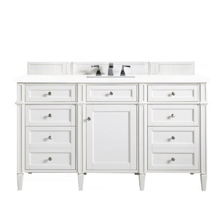 A large image of the James Martin Vanities 650-V60S-3WZ Bright White