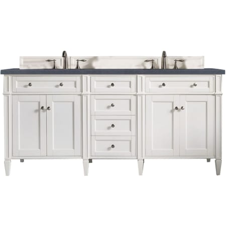 A large image of the James Martin Vanities 650-V72-3CSP Bright White