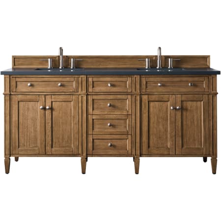 A large image of the James Martin Vanities 650-V72-3CSP Saddle Brown