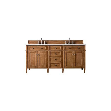 A large image of the James Martin Vanities 650-V72-3WZ Saddle Brown
