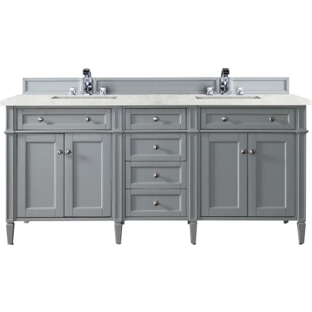 A large image of the James Martin Vanities 650-V72-3EJP Urban Gray