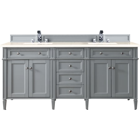 A large image of the James Martin Vanities 650-V72-3EMR Urban Gray