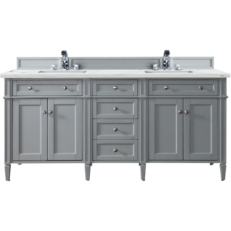 A large image of the James Martin Vanities 650-V72-3ENC Urban Gray