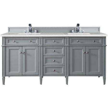 A large image of the James Martin Vanities 650-V72-3ESR Urban Gray